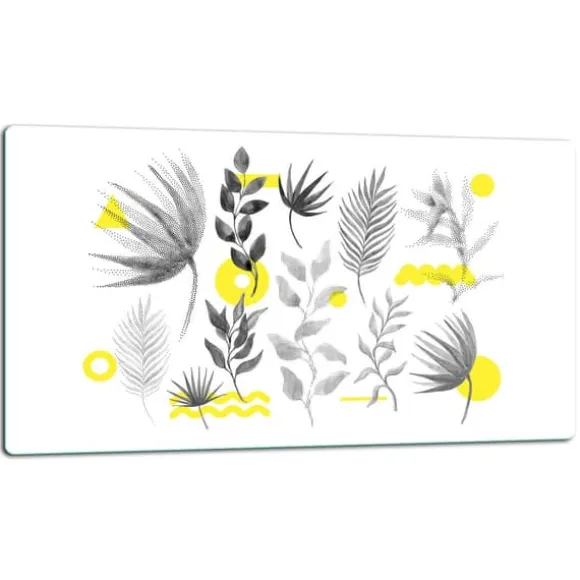 SKÄRBRÄDA I GLAS 52x30 BLOMMOR