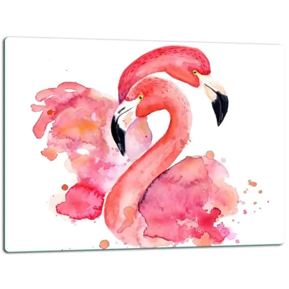SKÄRBRÄDA I GLAS 52x40 FLAMINGO