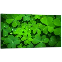 SKÄRBRÄDA I GLAS 52x30 GRÖN
