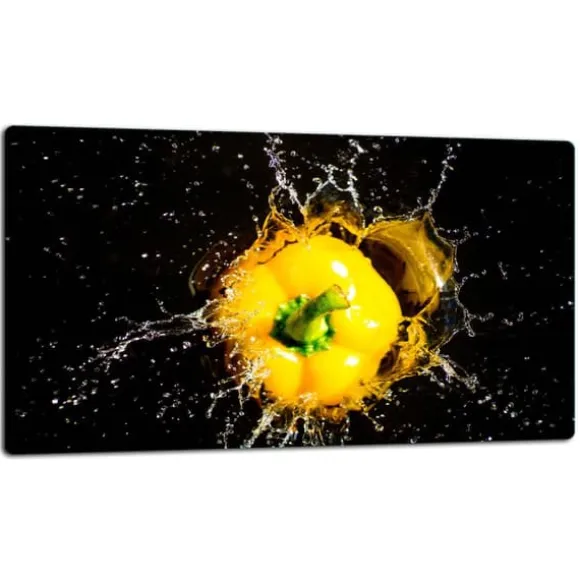 SKÄRBRÄDA I GLAS 52x30 PAPRIKA