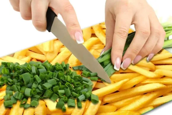 SKÄRBRÄDA I GLAS 52x40 POMMES FRITES