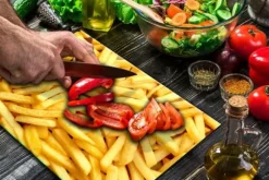 SKÄRBRÄDA I GLAS 52x40 POMMES FRITES