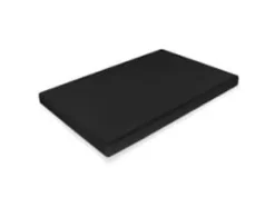 Skärbräda med fötter 50x30x2 cm Polyeten svart
