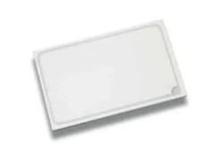 Skärbräda 50x30x2 cm med juice groove Plast Vit