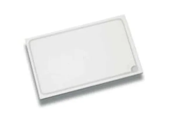 Skärbräda 50x30x2 cm med juice groove Plast Vit