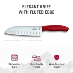Skärgaffel - Victorinox - 6.8521.17B - Rostfritt stål - Röd - 6 tum