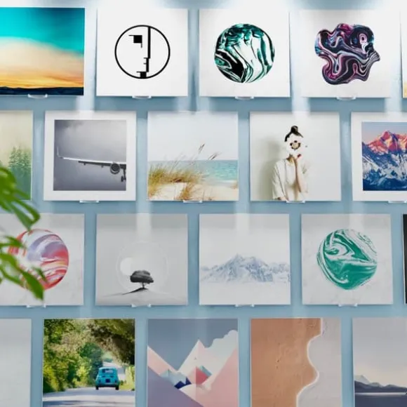 Skruvmonterad Vinylhängare - Vit