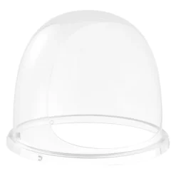 Skyddskåpa till sockervaddsmaskin - Akrylkupol med bubbelskydd - Kompatibel med 38,1 cm sockervaddsmaskiner - Vindskydd - Räfflad botten - Transparent | CDON