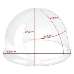 Skyddsöverdrag/skuggskydd för en 52cm sockervaddsmaskin
