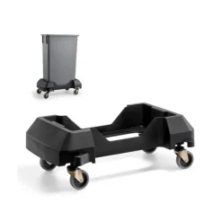 Slim Papperskorg Dolly, Passar 16/23 Gal Behållare, 200lbs Tung Duty, med Hjul