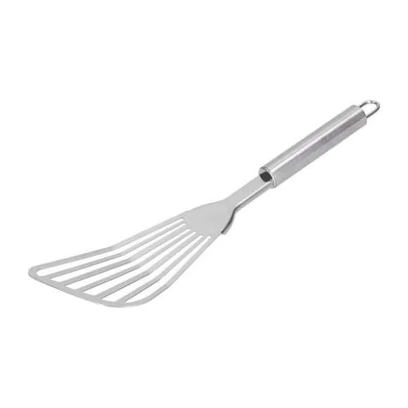 Slitsad Fiskspatel Tjock Polerad Fiskvändare Flipper för Kök Camping Restaurangspatel