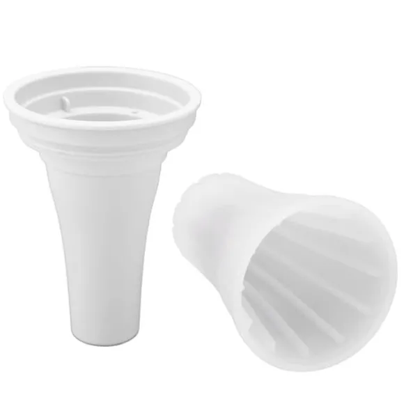 Slushie Maker Cup Snabbfryst 150ml Dryckstillverkning med stor kapacitet med lock för Summer White