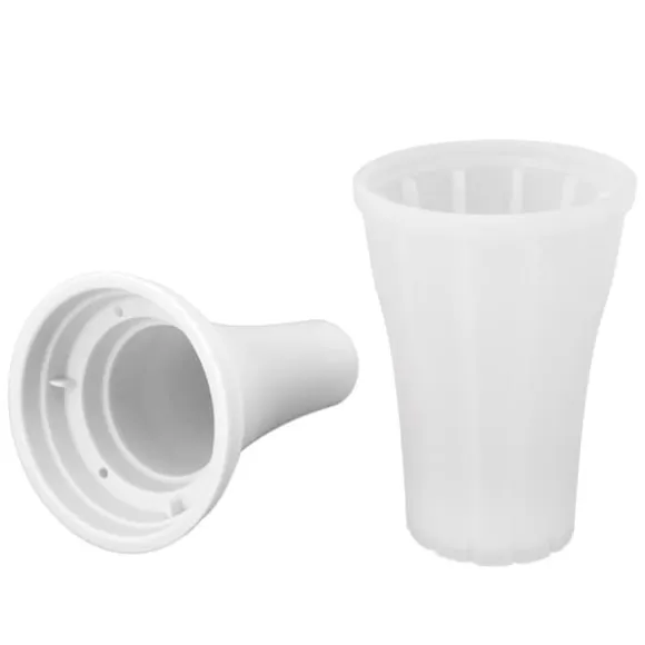 Slushie Maker Cup Snabbfryst 150ml Dryckstillverkning med stor kapacitet med lock för Summer White