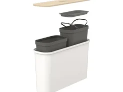 SmartStore Collect Slim 46 L sorting set, white