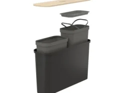 SmartStore Collect Slim 46 L sorting set, black
