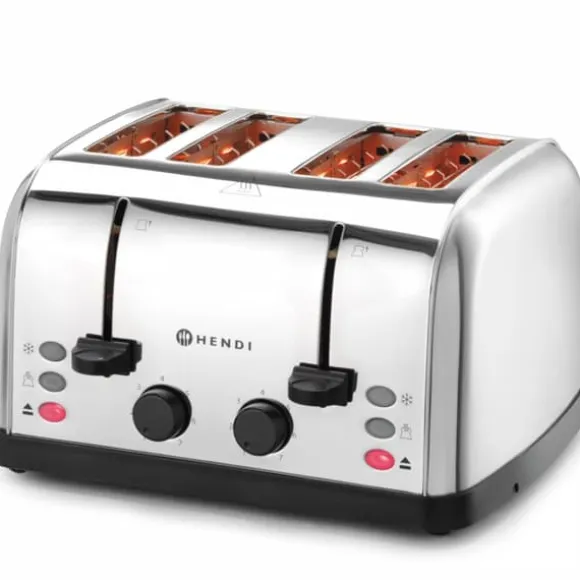 Smörgåsbröd för 4 toasts, 3 funktioner, 7 värmenivåer, 1500 W