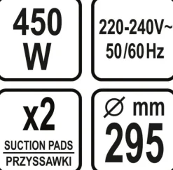SOCKERVADDSMASKIN, 450W VAGN - W-68250