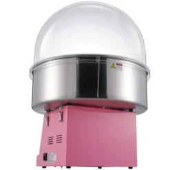 Sockervaddsmaskin, 1000W, 52x52x41,5 cm, Rosa, Rostfritt stål