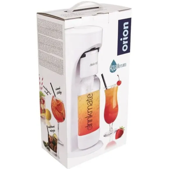 Sodamaskin - ORION - AquaDream - Vit - 1,1L - Ekologisk - Justerbar intensitet