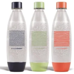 SODASTREAM-flaskor - Fuse Limited Edition - 3-pack 1L-flaskor - PFAS-fria