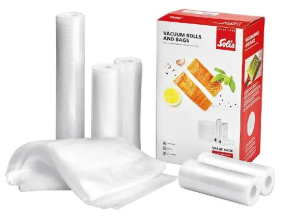 SOLIS Value Pack vakuumrullar och påsar för vakuumförslutare