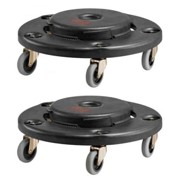 Soptunnedolly, 45,5x15,5 cm, Svart, Extra robust