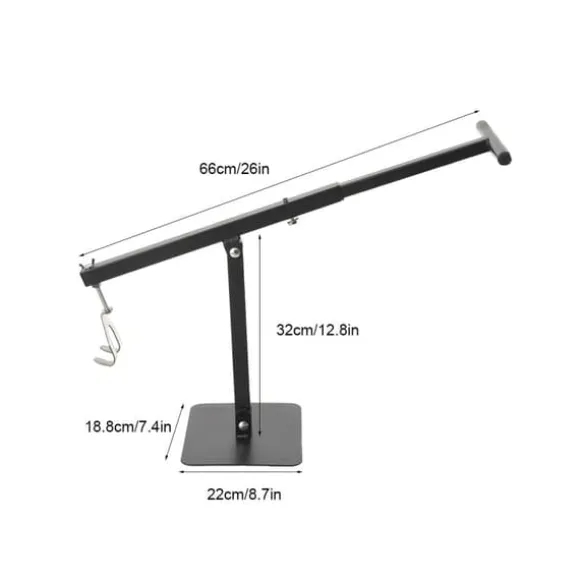 Soptunnepress - Manuell - 66 cm - Rostfritt stål - Passar 60–100 L soptunnor - Effektiv avfallskomprimering