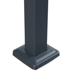 Soptunnesskydd Uusikaupunki 120x83x11 cm trämönster [en.casa]