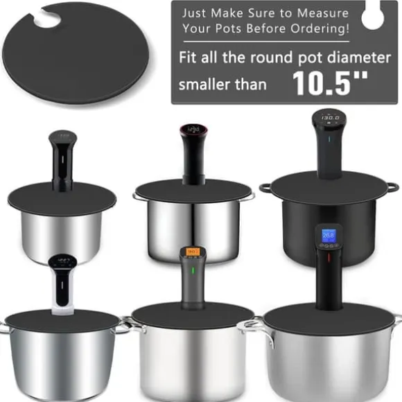 Sous Vide Lock för Matlagning Silikon Sous Vide Lock för Lagergrytor