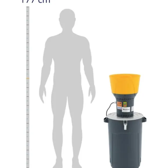 Spannmålskvarn för majs och ärter 60 l 400 kg/h 1300 W