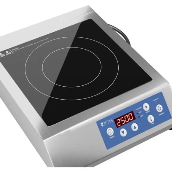 Spis, justerbar induktionshäll, 1 kokzon, dia. 28 cm LED 3500 W