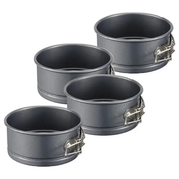 Springform 4-pack Karabo Ø10 cm Kolstål Dorre