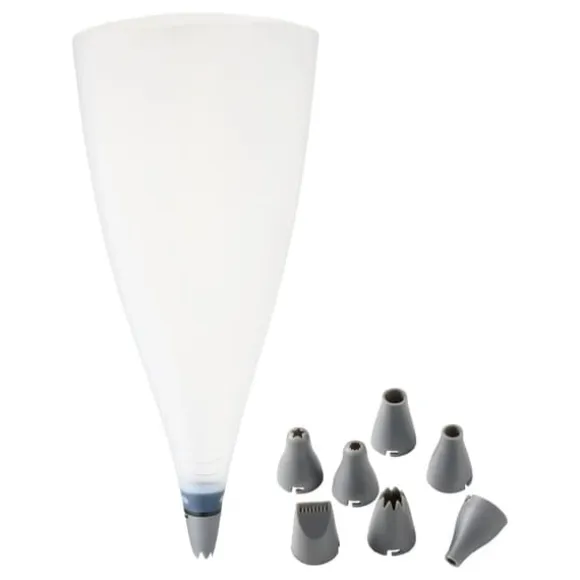 Spritsset Silikon 9 delar Cookie