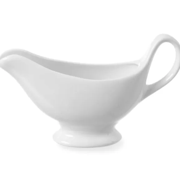Såsbåt såsskål 180x55x130mm vitt porslin - DaVinci 786437