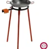 Stativ för paellakamin - GARCIMA - Mått 20,30 och 35 cm - Höjd 75 cm - Metall