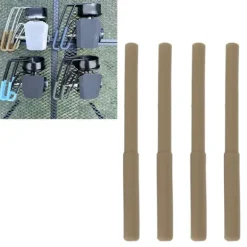 4 st. benskydd för spindelkök, silikonhylsor, halkfria, flexibla benskydd för SOTO 310 spindelkök, kaki