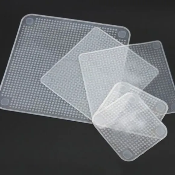 1 st 25 cm x 25 cm matpapper med genomskinligt förslutbart lock Köksverktyg