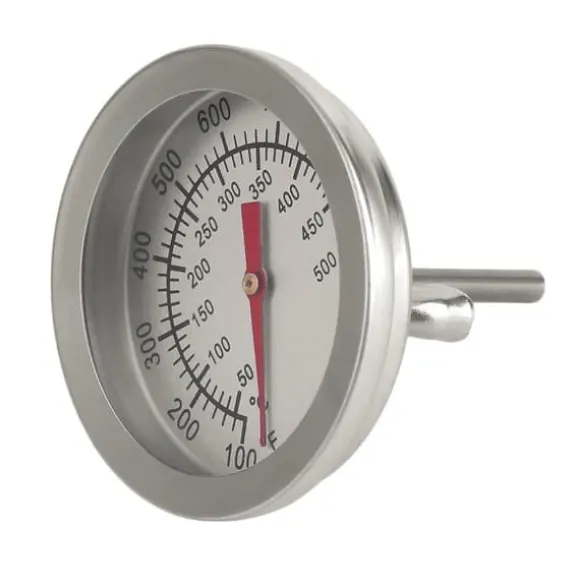 2st 50-500°C ugnstermometer i rostfritt stål, matlagningstermometer med dubbla mätare