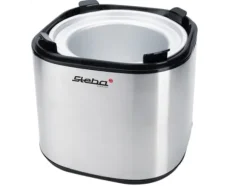 Steba IC 30, Traditionell glassmaskin, 1,5 l, 1 hoar, LCD, Rostfritt stål, Svart, Rostfritt stål