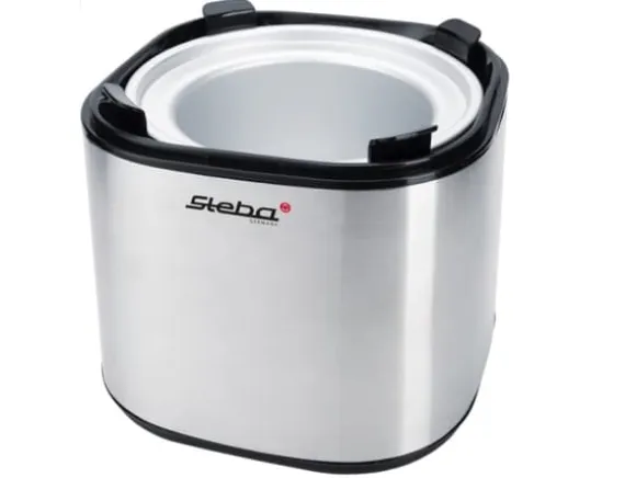 Steba IC 30, Traditionell glassmaskin, 1,5 l, 1 hoar, LCD, Rostfritt stål, Svart, Rostfritt stål