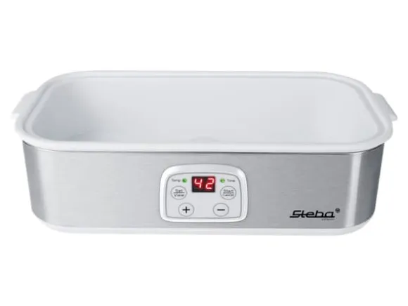 Steba JM 3 - Yoghurtmaskin - 1.4 liter - 30 W - rostfritt stål / vitt