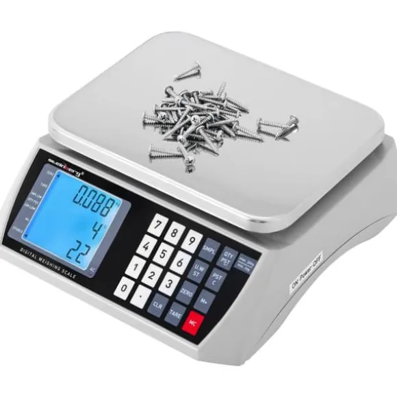 Steinberg Systems - Räknevåg - 30 kg - 1 g - 22,3 x 17,4 cm