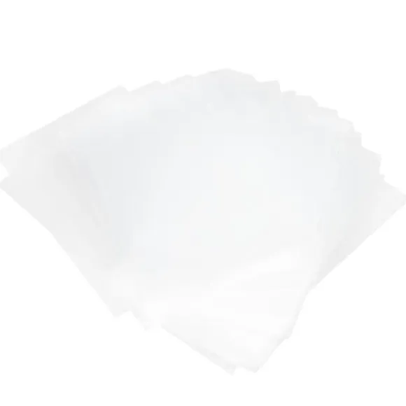 100 st. glasspåsar genomskinliga rektangulära godis- och chokladpåsar för hemmabröllop utomhus 10x16 cm