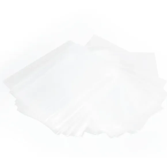 100 st. glasspåsar genomskinliga rektangulära godis- och chokladpåsar för hemmabröllop utomhus 10x16 cm