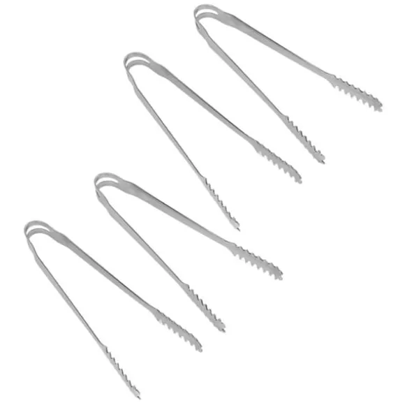 10ST Istång Mattång Rostfritt stål Lätt att rengöra Starkt grepp mångsidigt för festkök Grill BBQ Bar 13cm / 5.1in