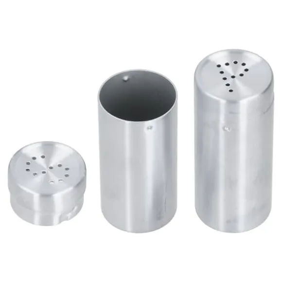2st Kryddburk Rostfritt stål Kryddflaska Salt och peppar Shaker Köksverktyg Rostfritt stål Färg
