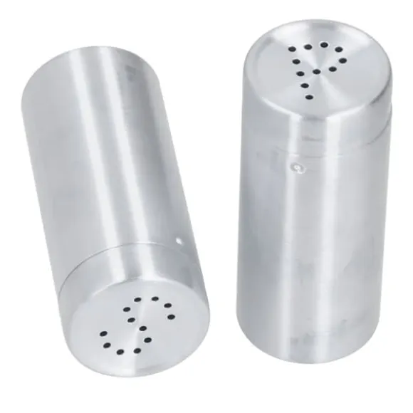 2st Kryddburk Rostfritt stål Kryddflaska Salt och peppar Shaker Köksverktyg Rostfritt stål Färg
