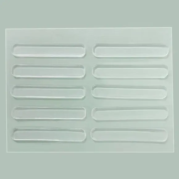 10 STK 63x10x2MM Anti-kollision Skydd Dörrhandtag Kylskåp