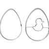 Stålkakform ägg 5,5 cm 2 st.