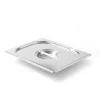 Stållock till GN Kitchen Line med utskärning för GN 1/2 slev - Hendi 806937